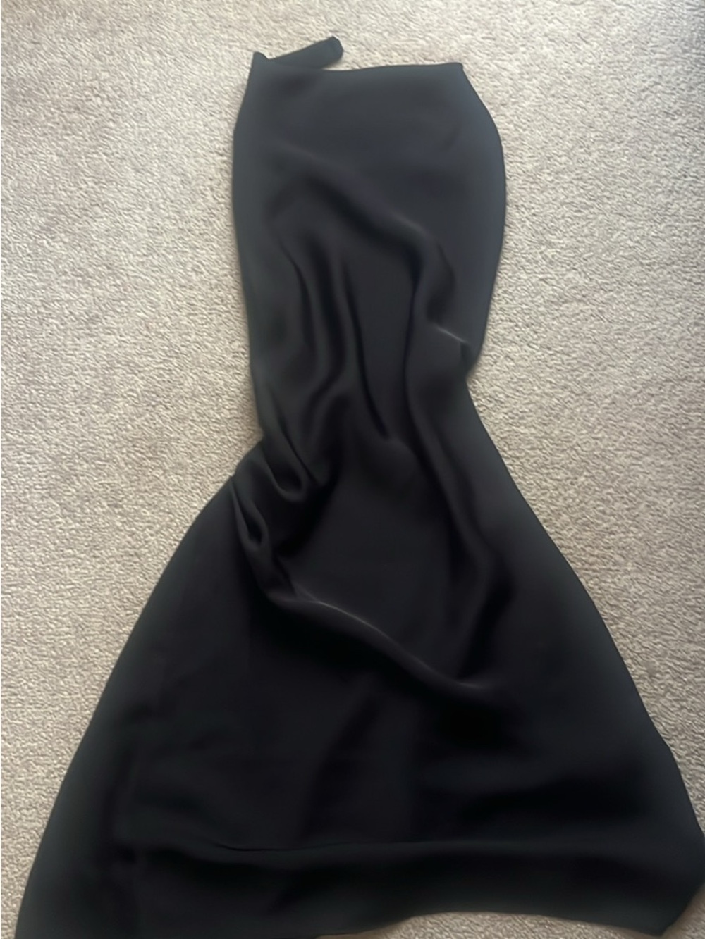 Aritzia Black Backless Mermaid Gown